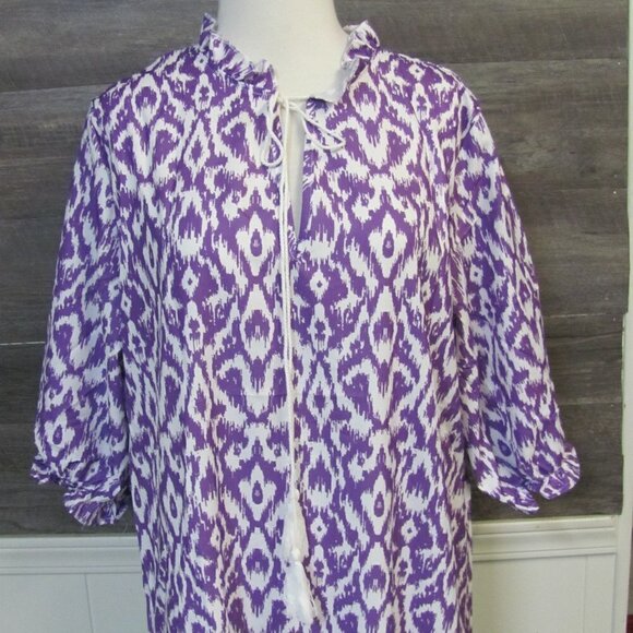 LADIES MAXI          BATHING SUIT COVER UP - Picture 2 of 11